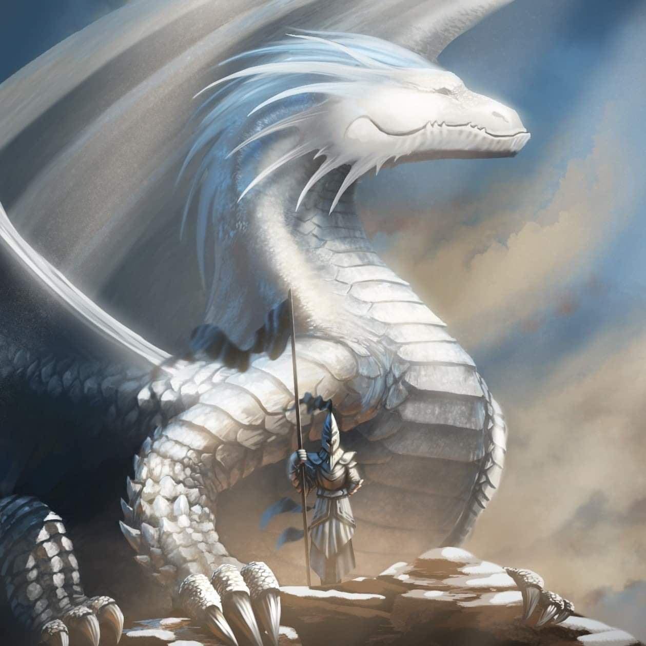 White Dragon Rider