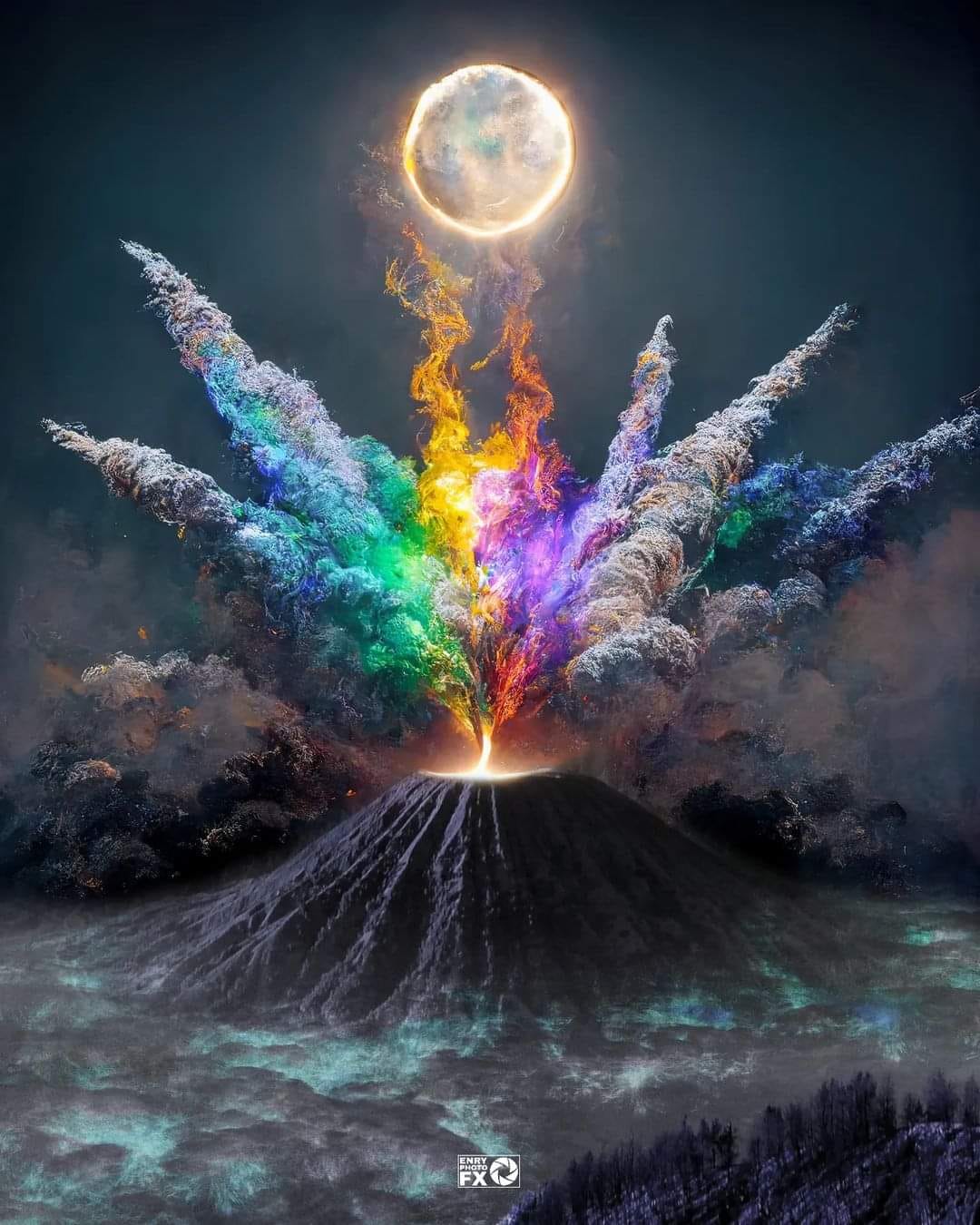 Volcanic Rainbow