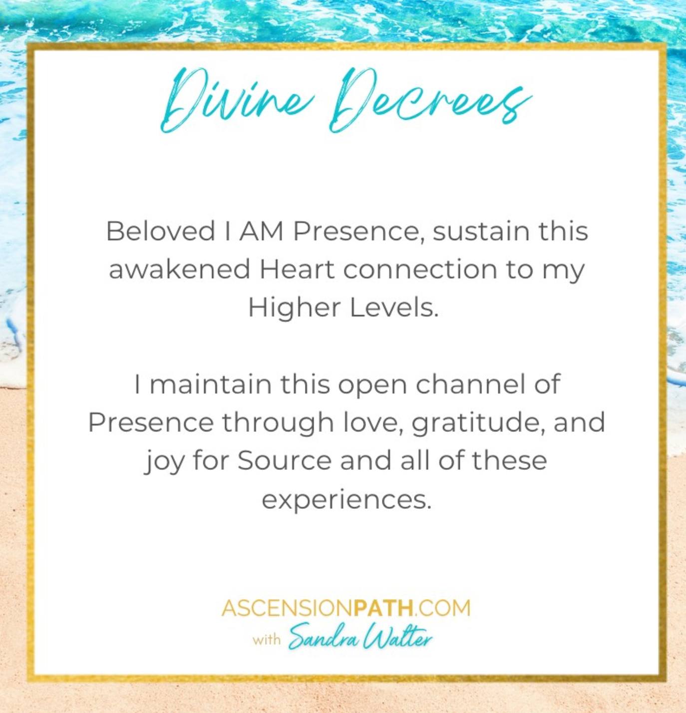 Beloved I Am Presence