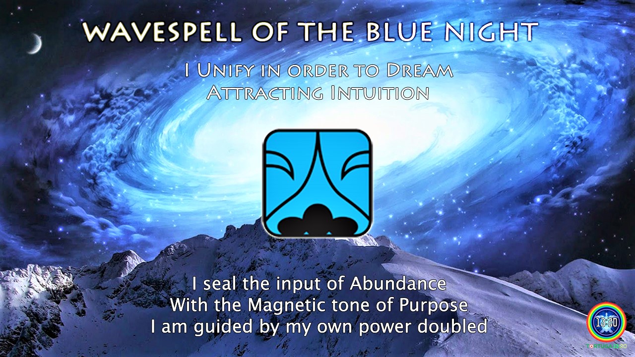 You are currently viewing BLUE NIGHT WAVESPELL ~ Mayan Tzolkin Calendar