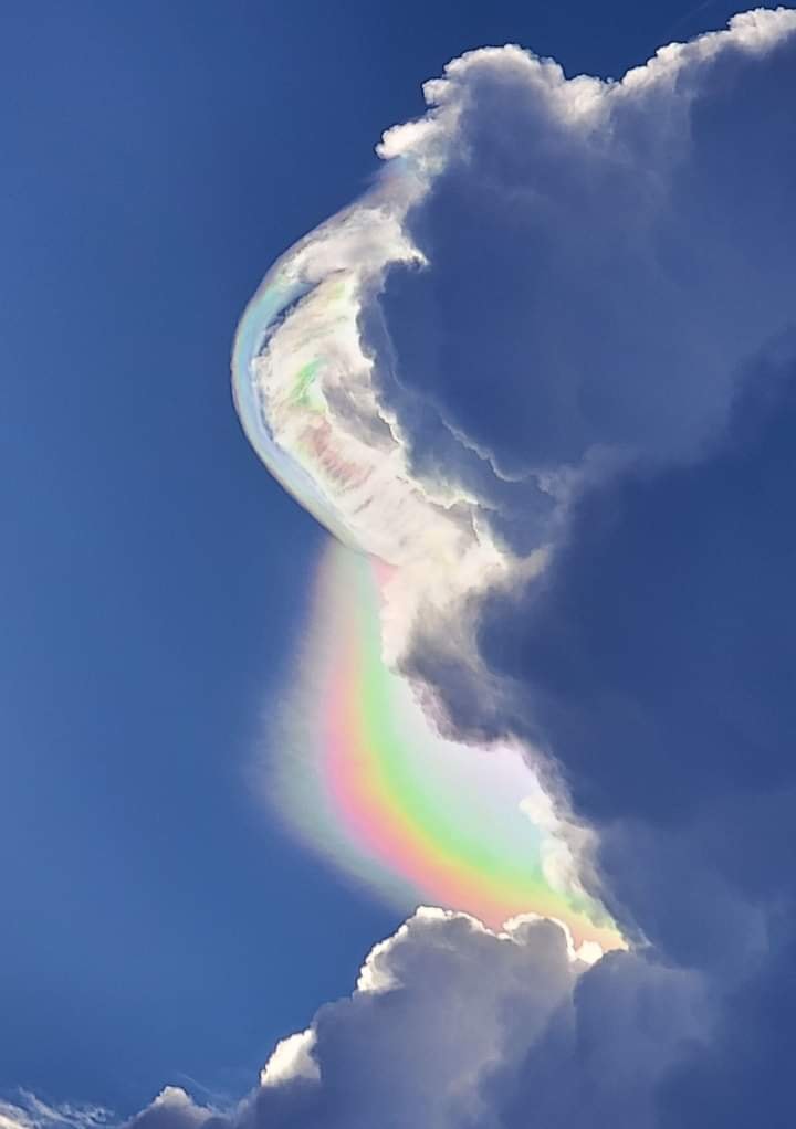 Source Energies of Rainbow Clouds