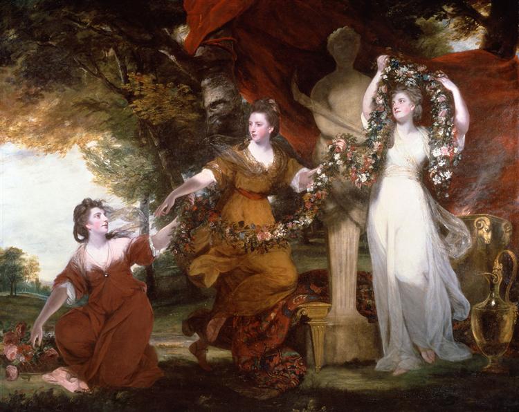 Three Ladies Adorning a Herm of Hymen