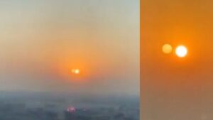 Read more about the article A strange sky phenomenon what is referred to as a “Second Sun” has been filmed above Dubai