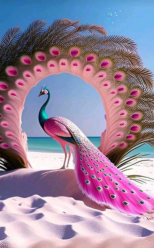 Pink Peacock