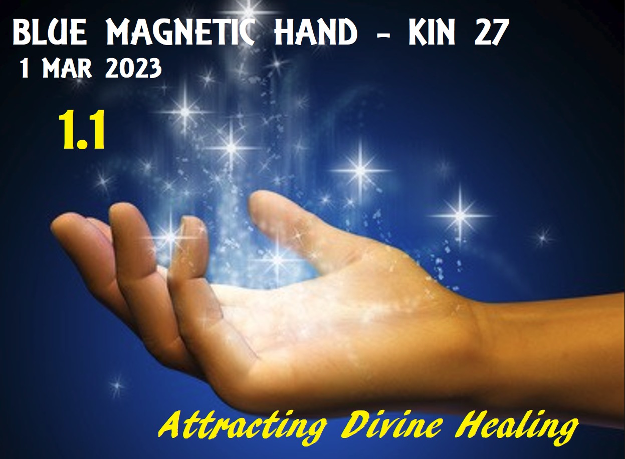 BLUE MAGNETIC HAND