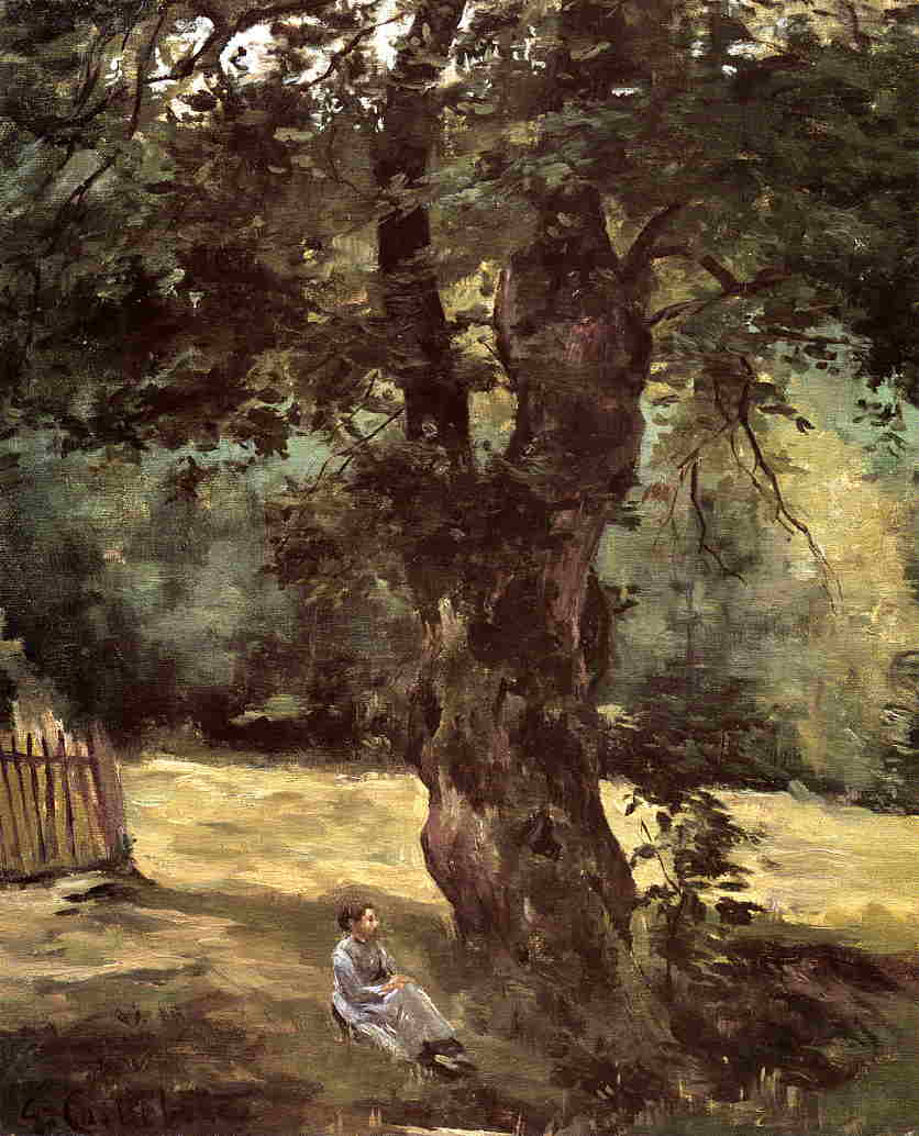 Woman Seated Beneath a Tree