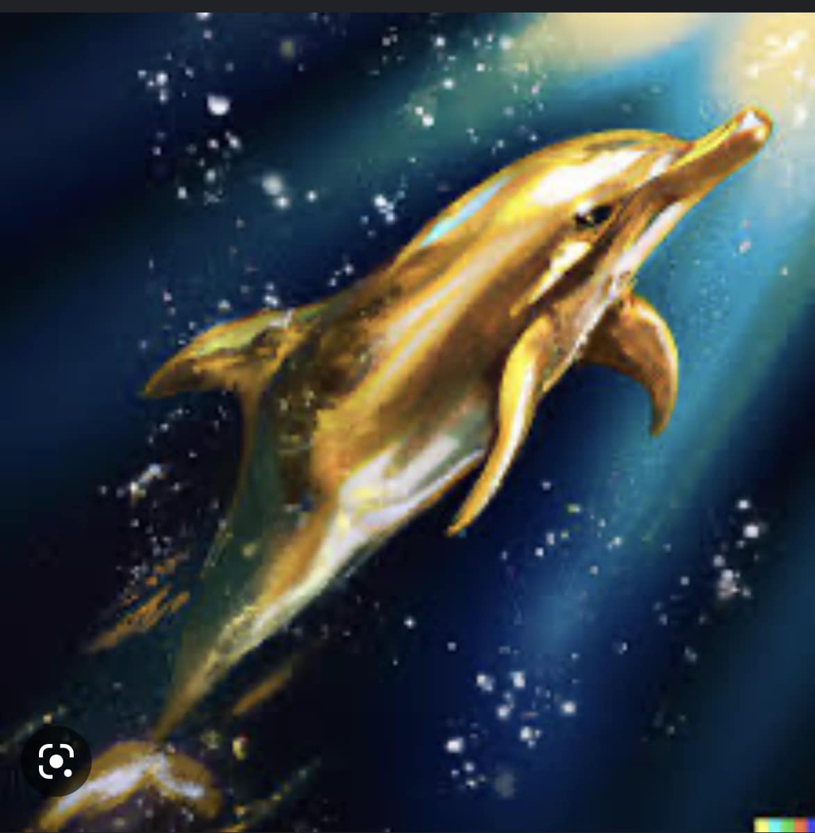 Golden dolphins 