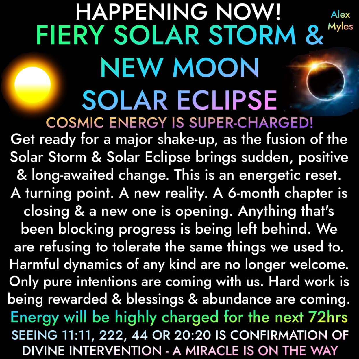 solar storm new moon eclipse