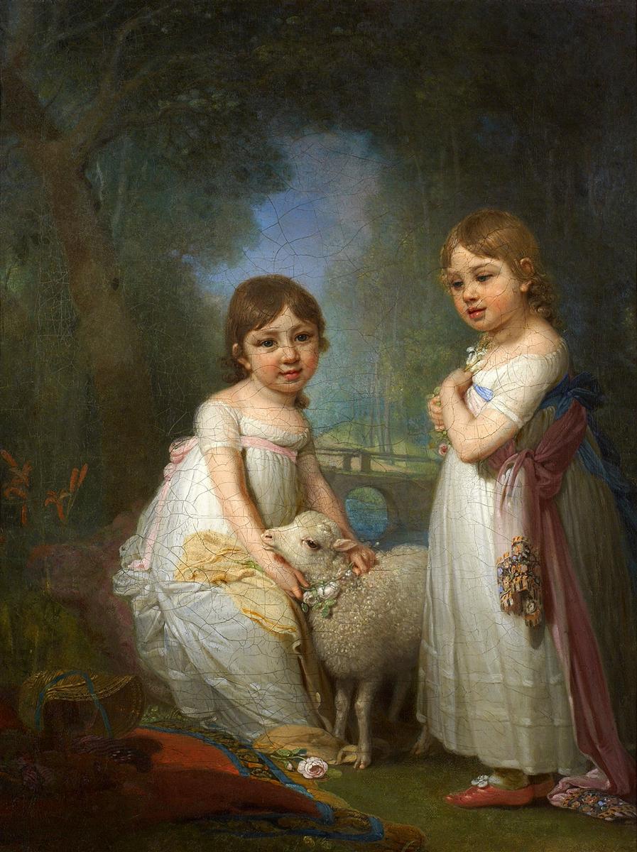 Children with a Lamb