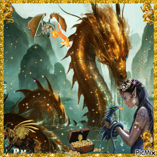 Golden Mother Dragon