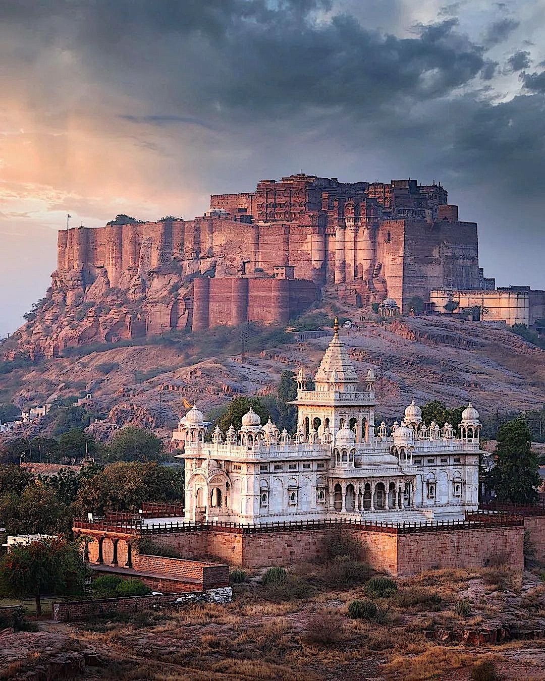 Jodhpur Rajasthan is one of the largest forts in India Built in around 1459 by Rao Jodha