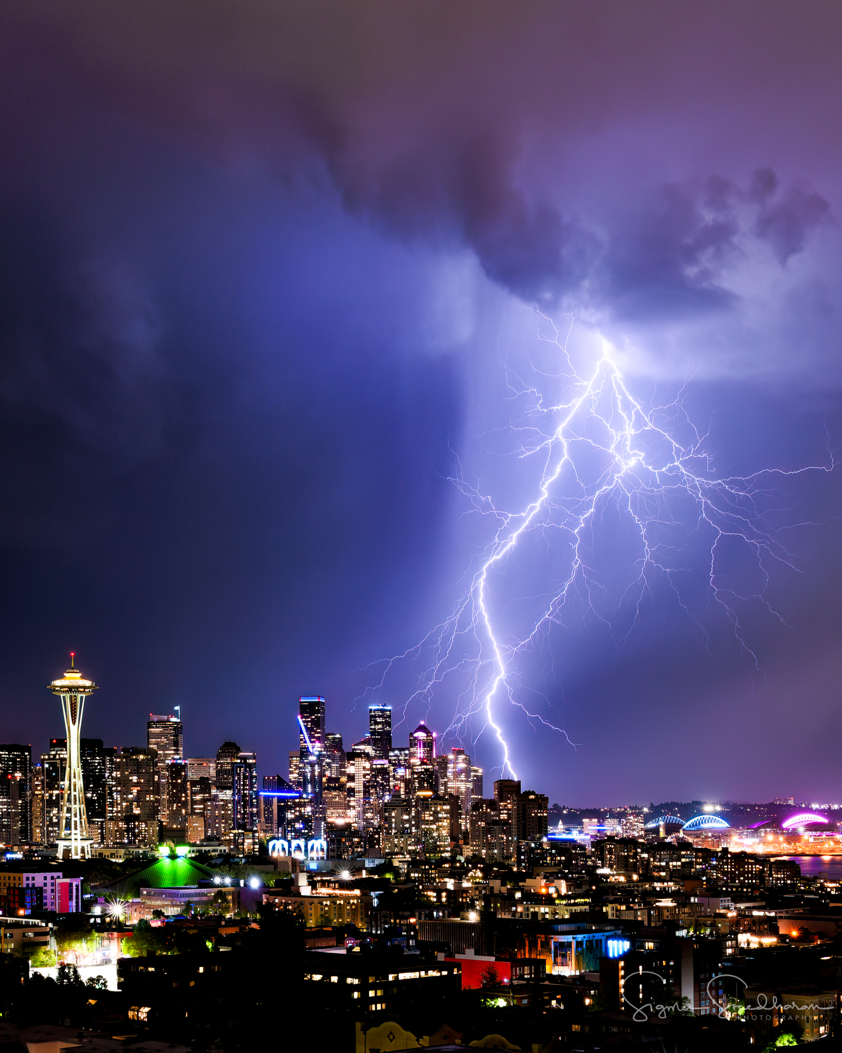 thunderstorms in Seattle