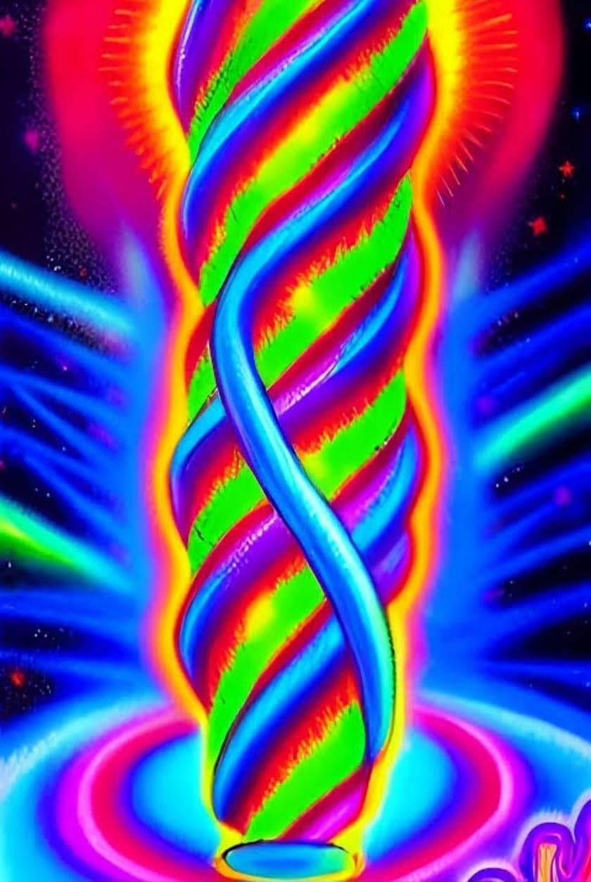 Crystalline DNA Intertwined