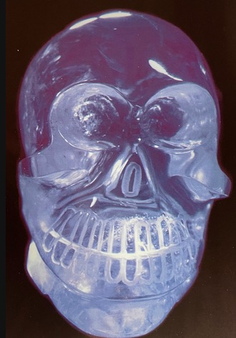 Sapphire Blue Skull