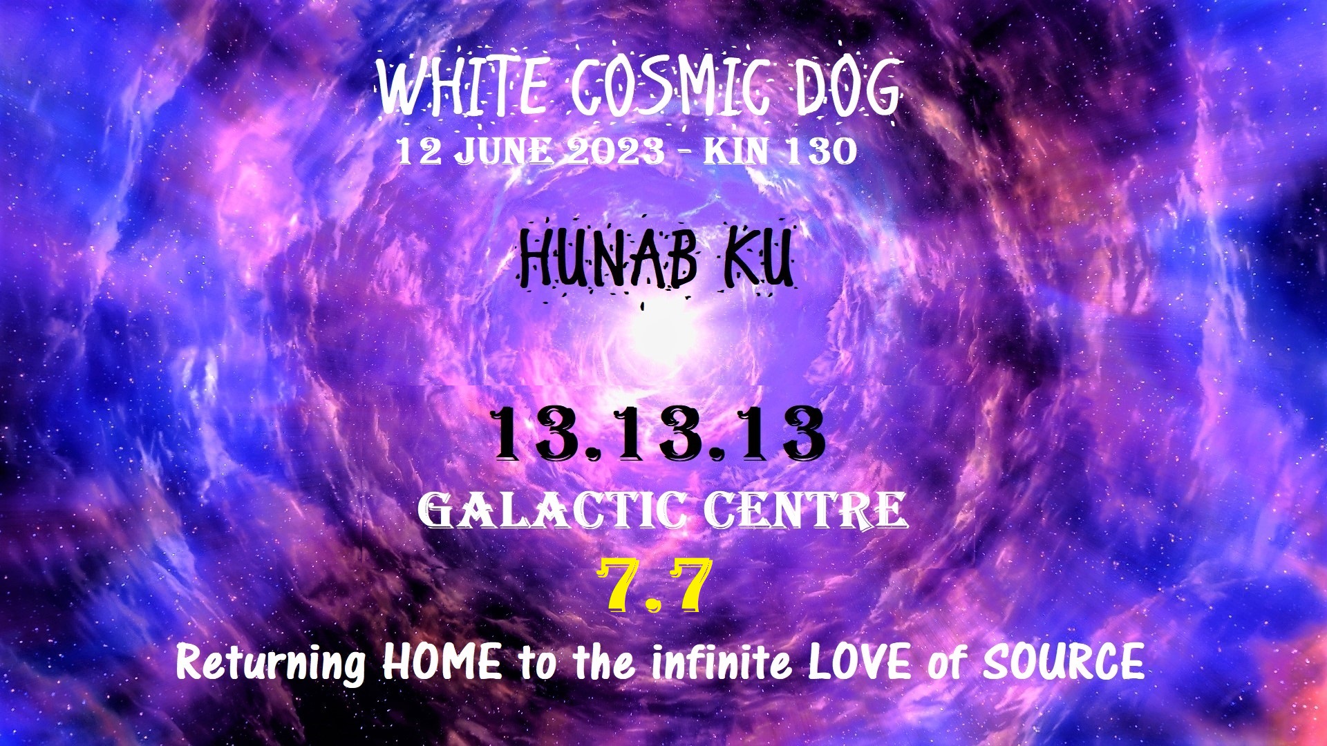 WHITE COSMIC DOG