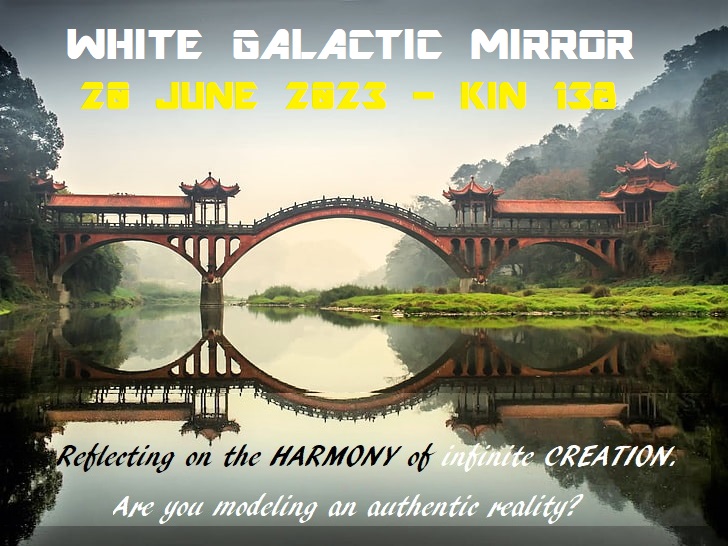 WHITE GALACTIC MIRROR