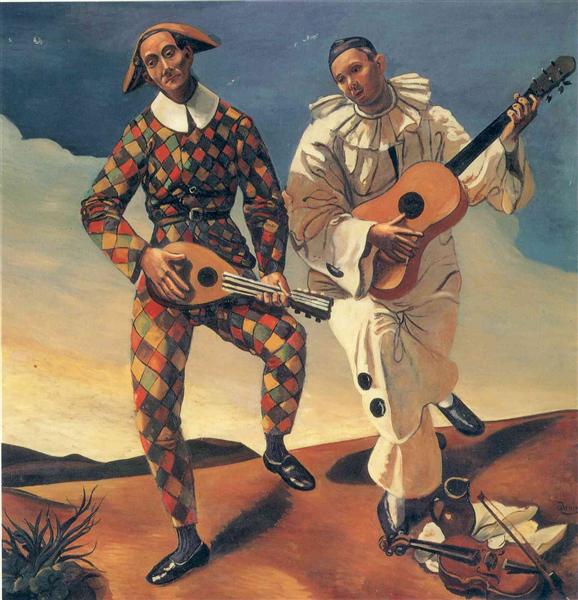 Harlequin And Pierrot