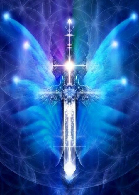 Cosmic Christ Sword of Blue Flame