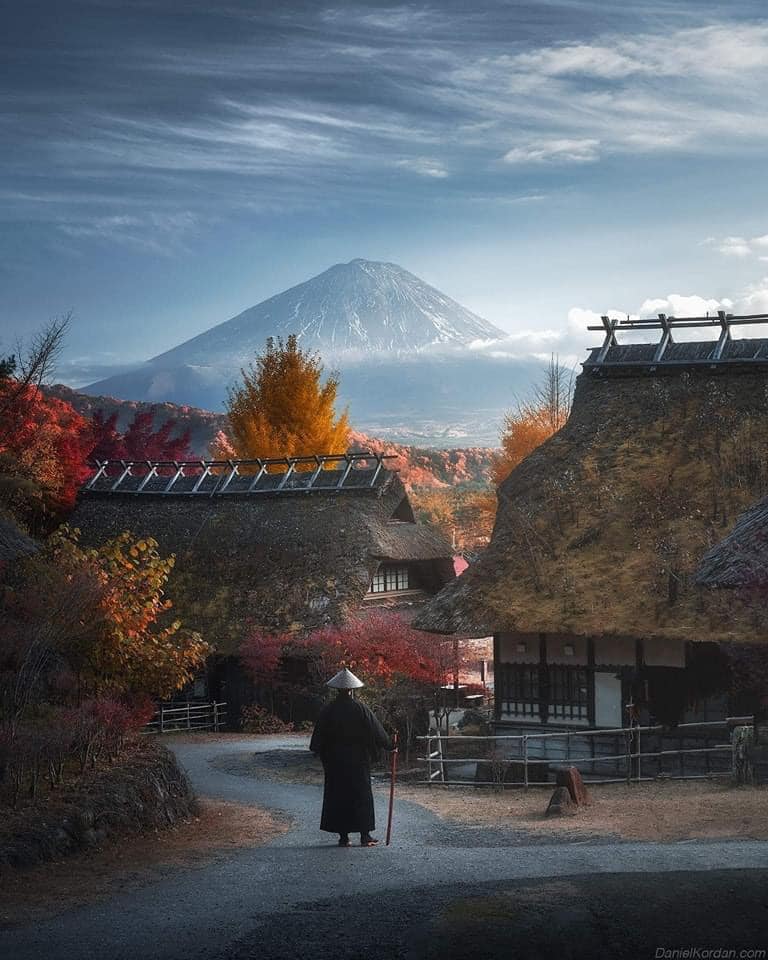 Saiko village in Japan