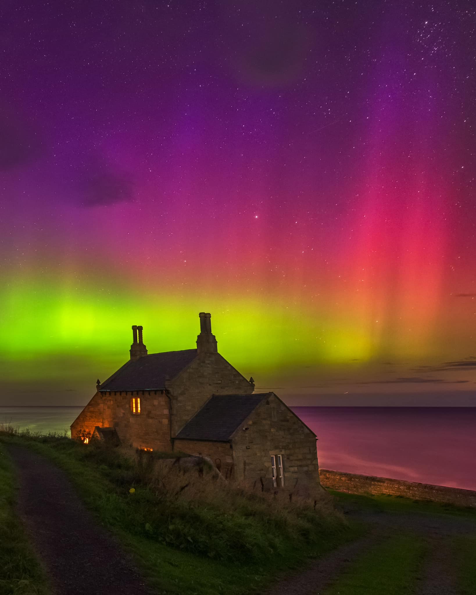 The Bathing House near Craster, in Northumberland, UK