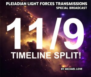 Read more about the article **11/9 TIMELINE SEPARATION – PLEIADIAN LIGHT FORCES TRANSMISSIONS**