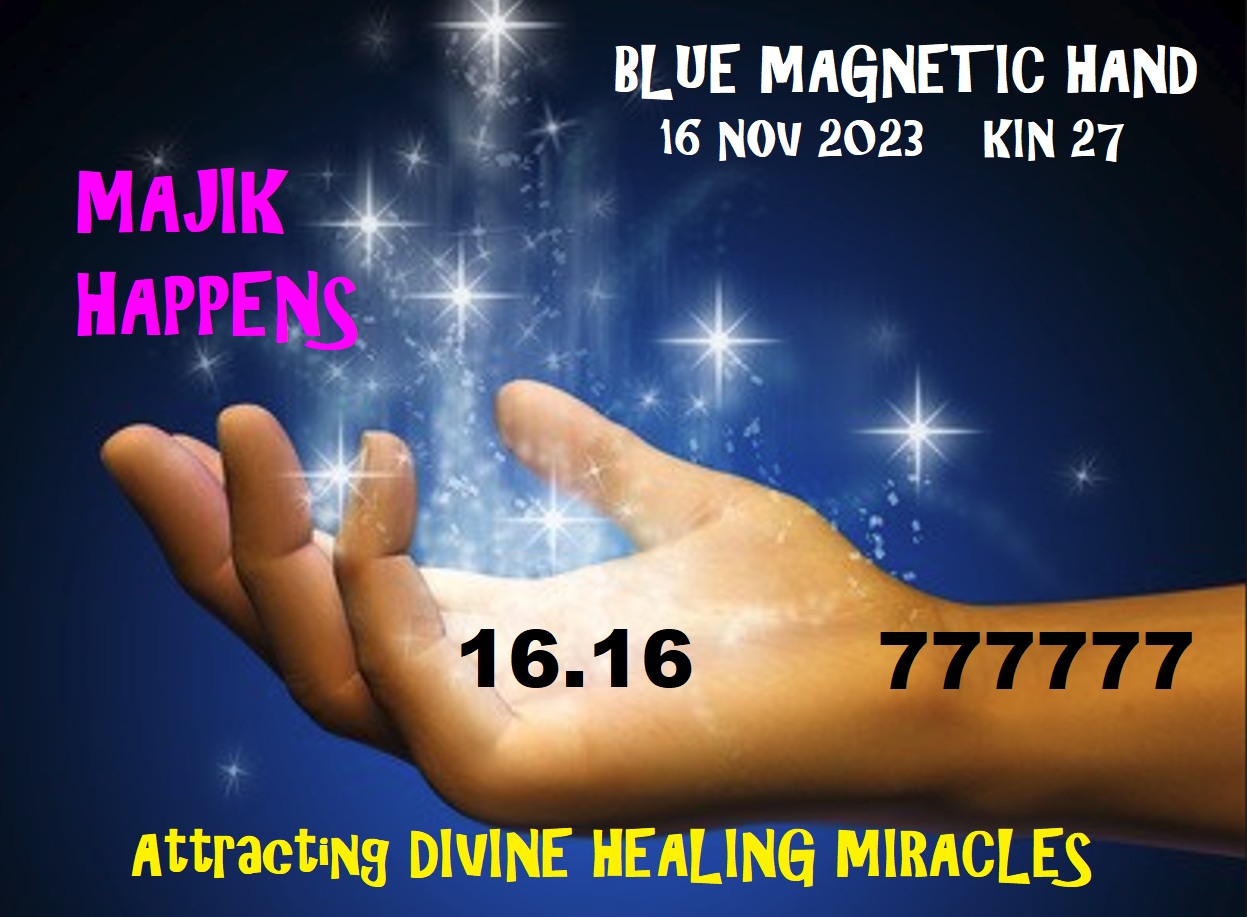BLUE MAGNETIC HAND