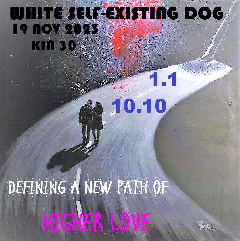 WHITE SELF-EXISTING DOG