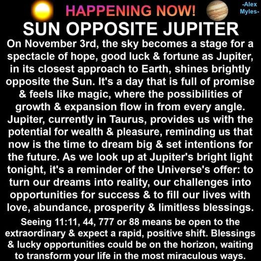 sun opposite jupiter