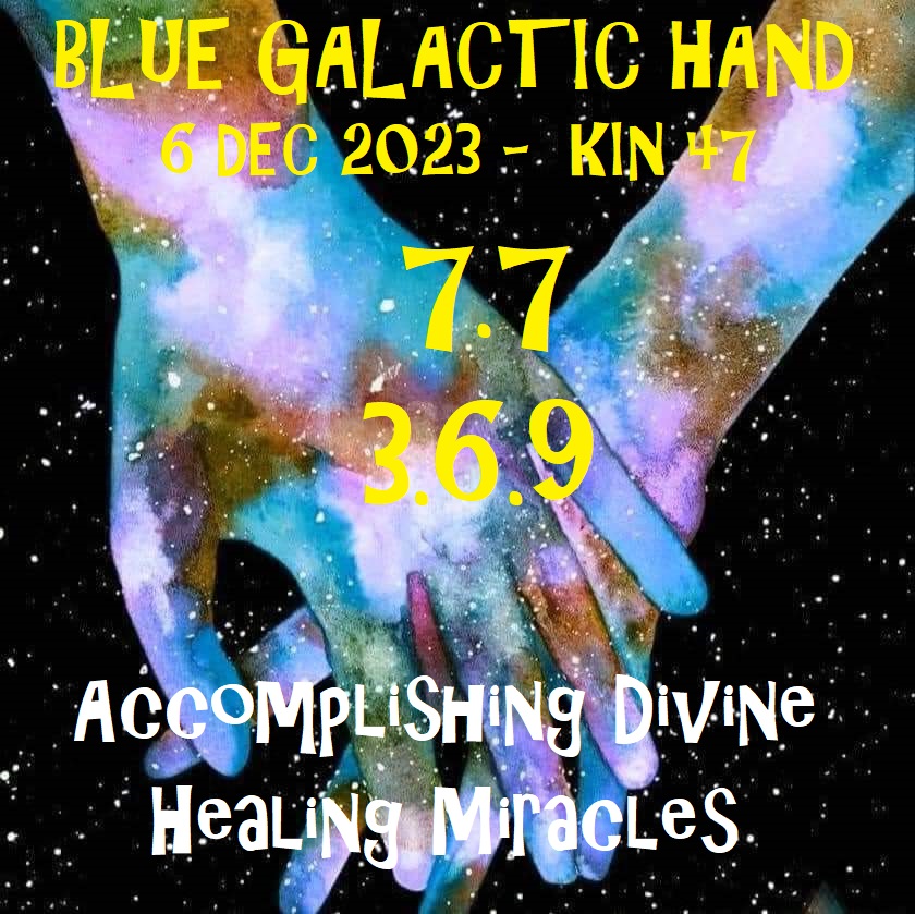 BLUE GALACTIC HAND