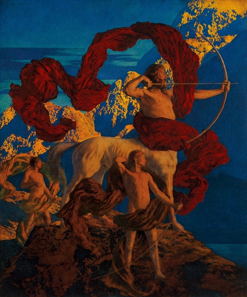 Mars, planet of energy and action, in fire sign Sagittarius the Archer in a positive trine connection to Chiron