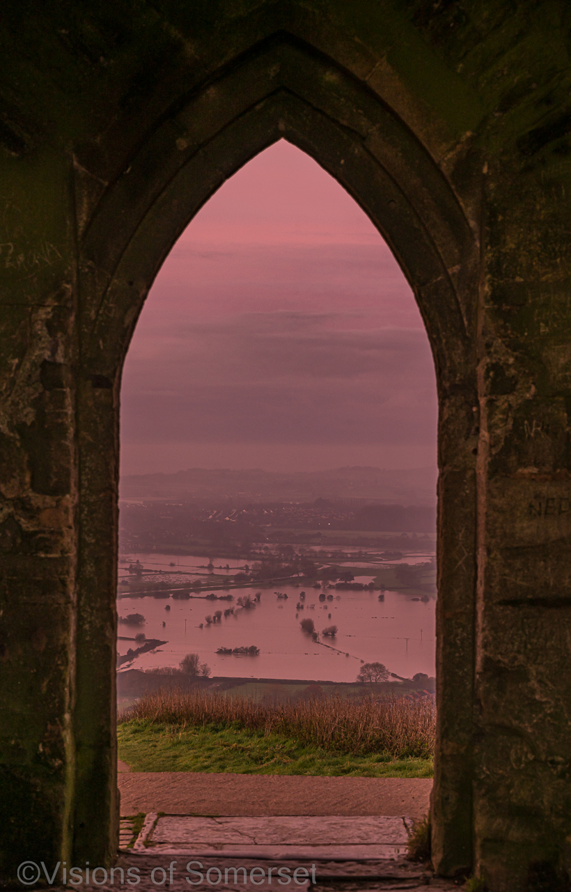 Michael's tower in Glastonbury - Avalon ~ Rose Ray Visions of Somerset