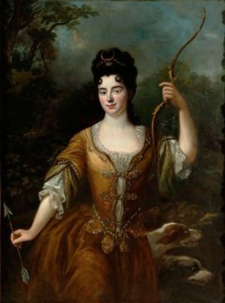 Portrait of a woman as Diana