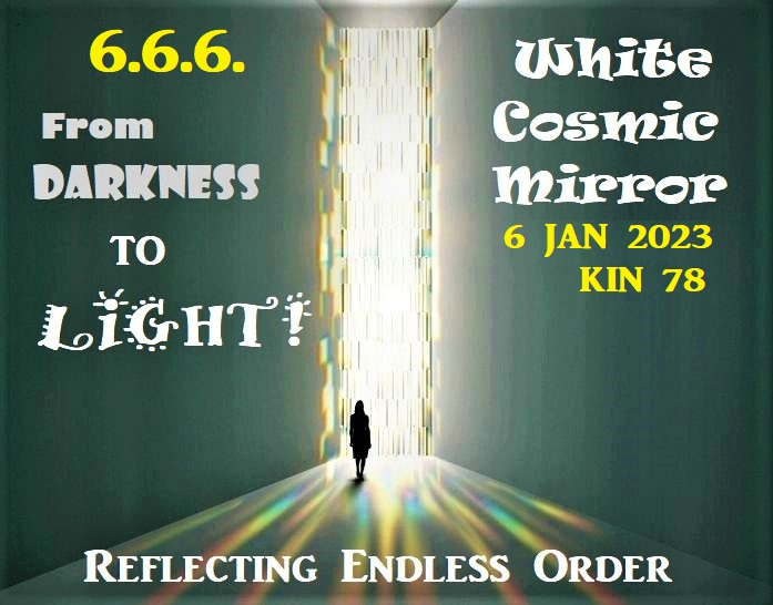 WHITE COSMIC MIRROR