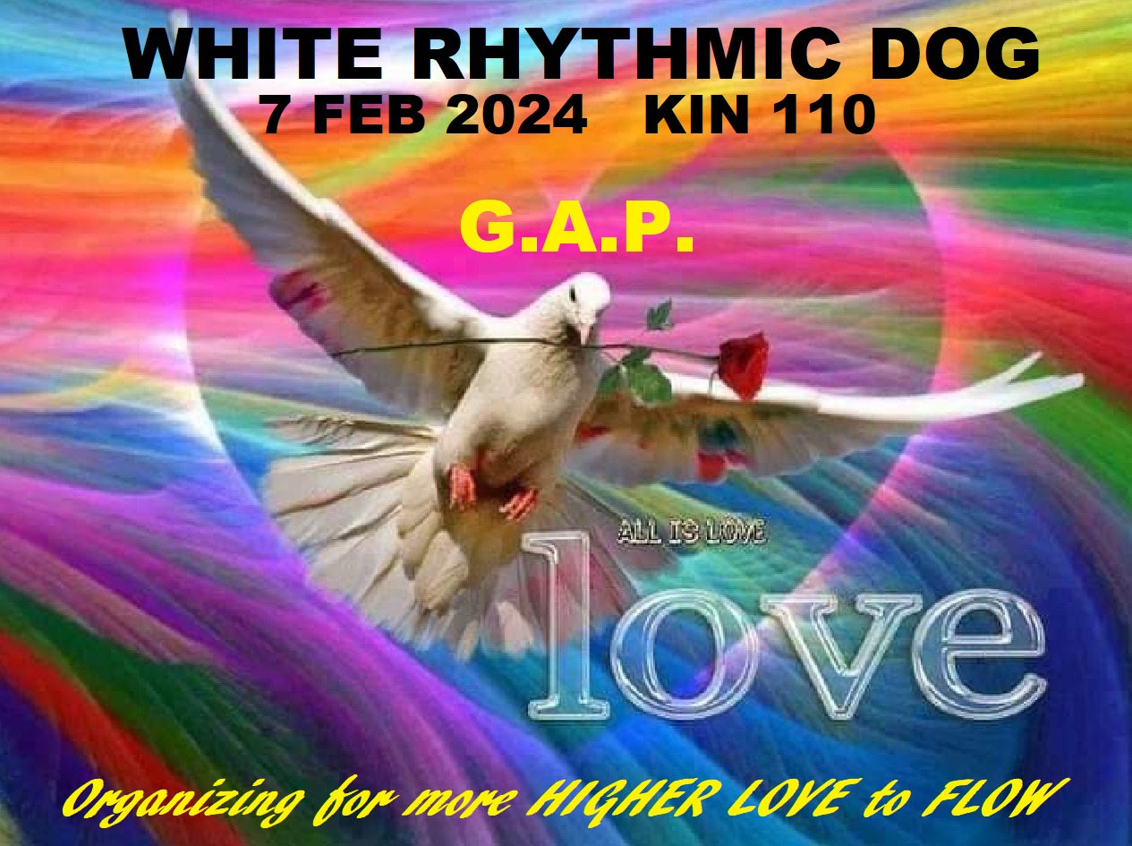 WHITE RHYTHMIC DOG