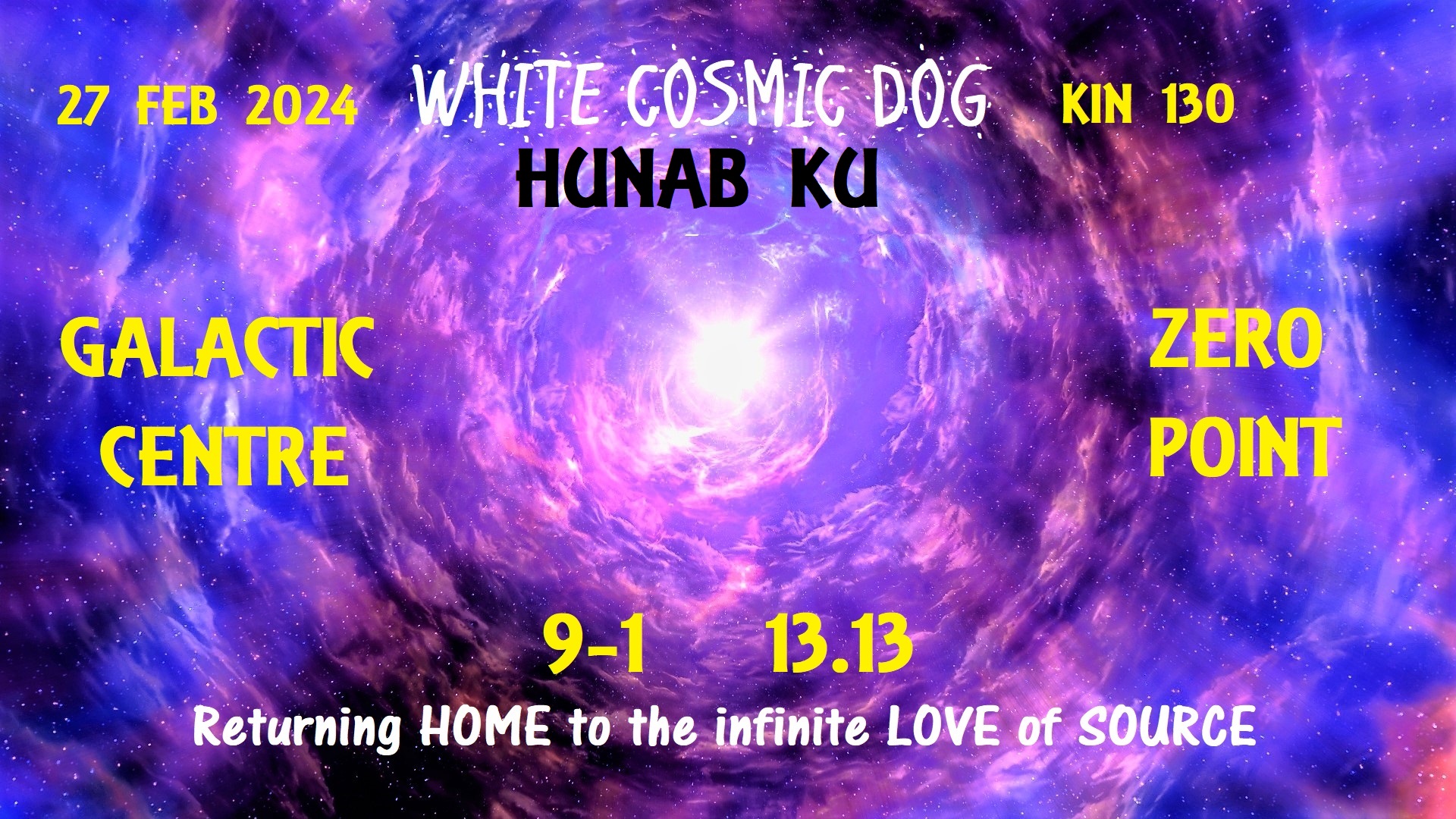 White Cosmic Dog