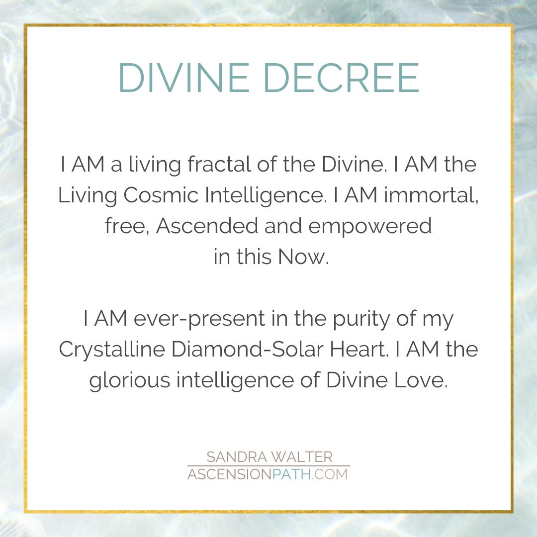 I am a living fractal of the Divine