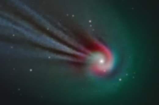 Spiral Core of Comet 12P