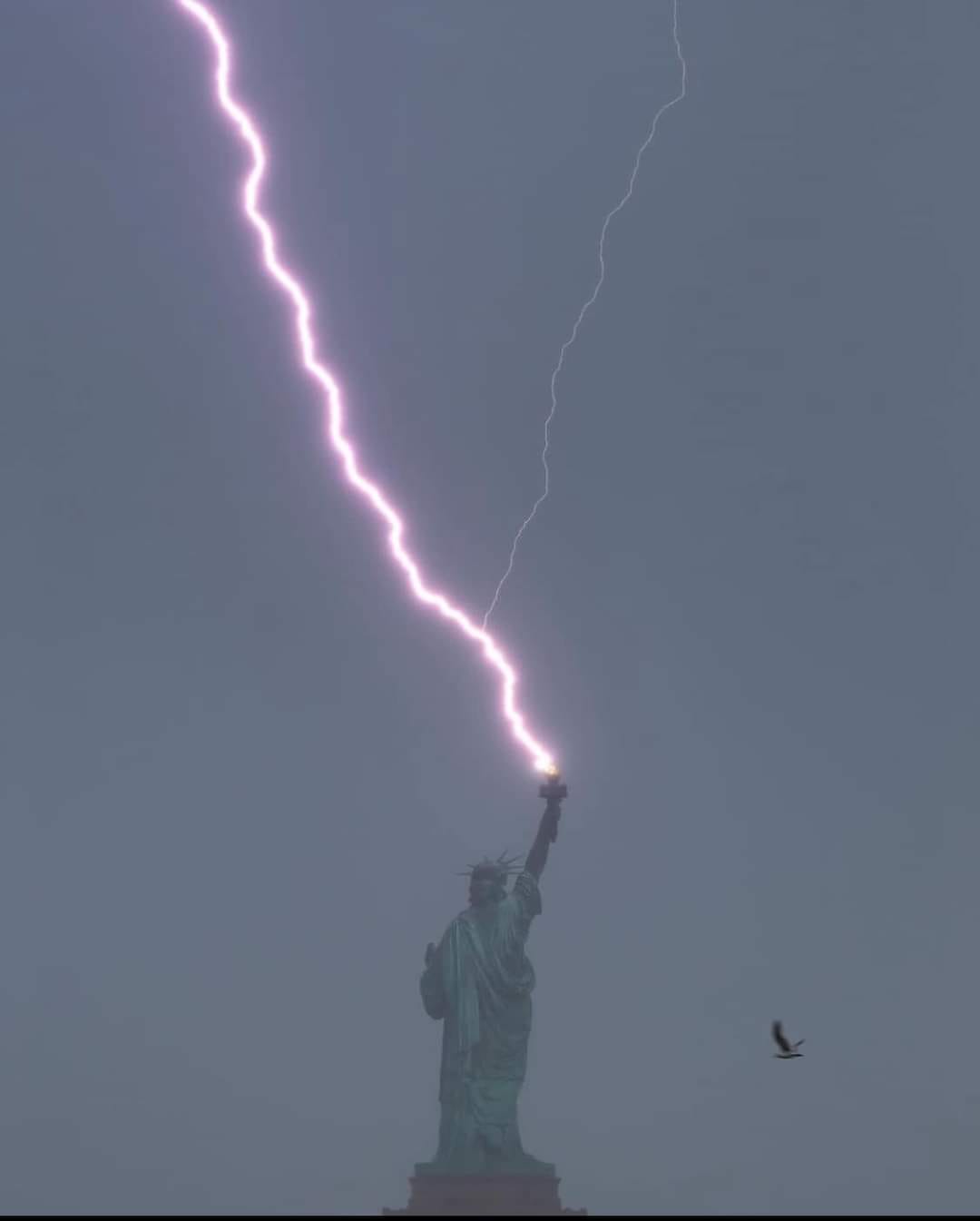 Statue of Liberty Lightning Gods