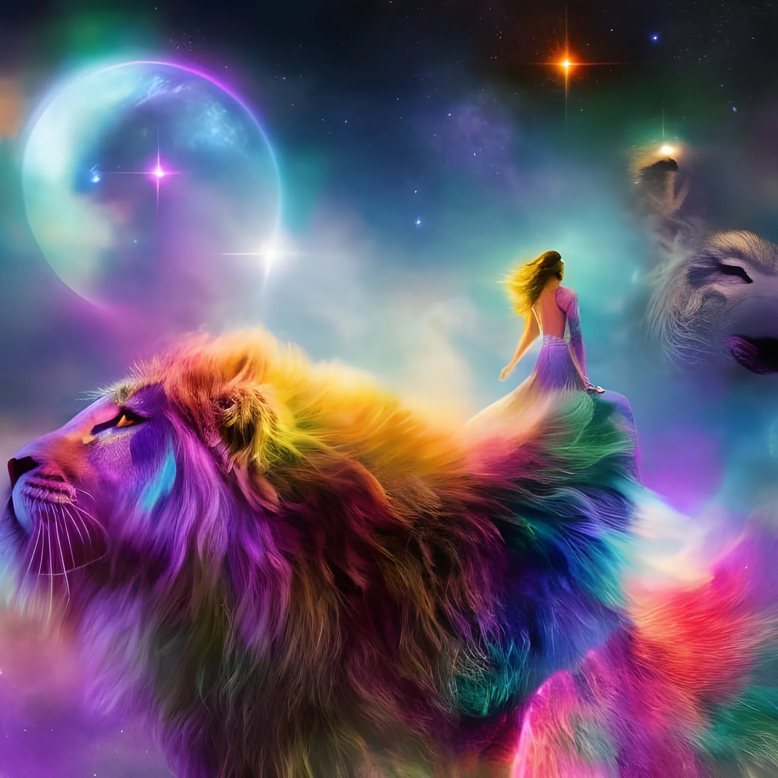 the Moon, ruler of our intuition and imagination, is in the colorful sign of Leo the Lion all day