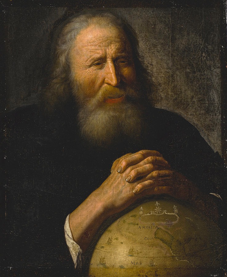 Heraclitus With A Globe