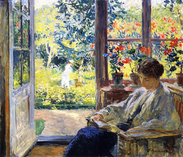Woman Reading By A Window