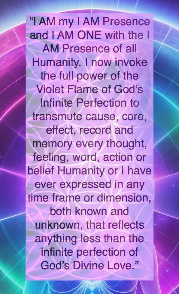frequencies of the Violet Flame