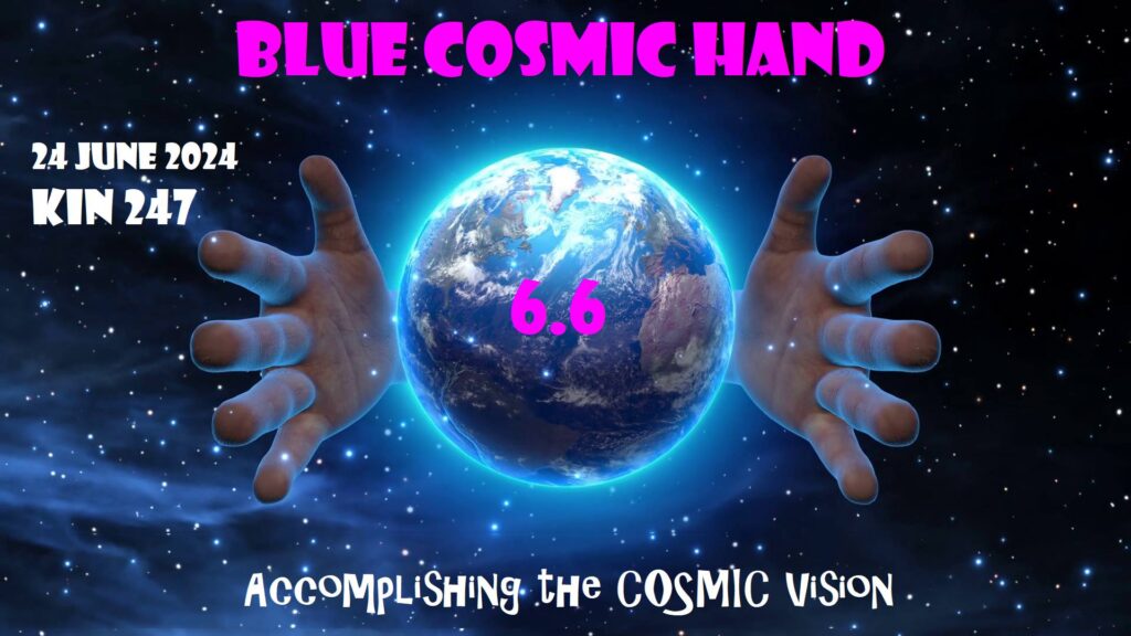 BLUE COSMIC HAND