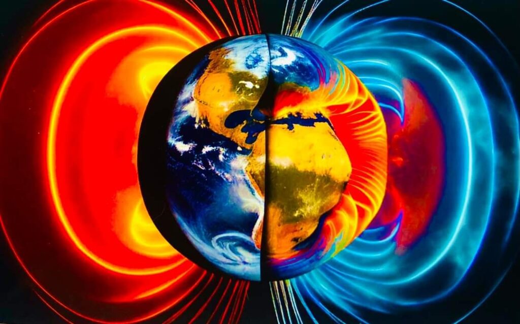 CHANGE IN THE MAGNETIC FIELD OF THE EARTH