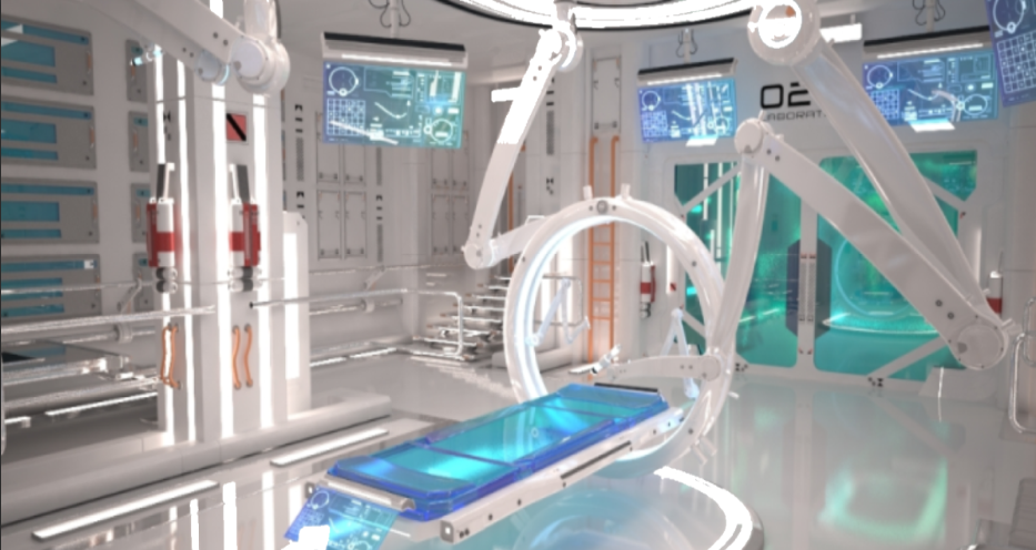 Fifth-Dimensional Holographic Medical Beds