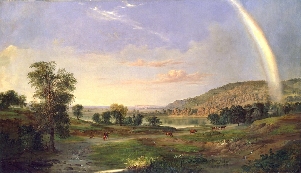 Landscape with Rainbow