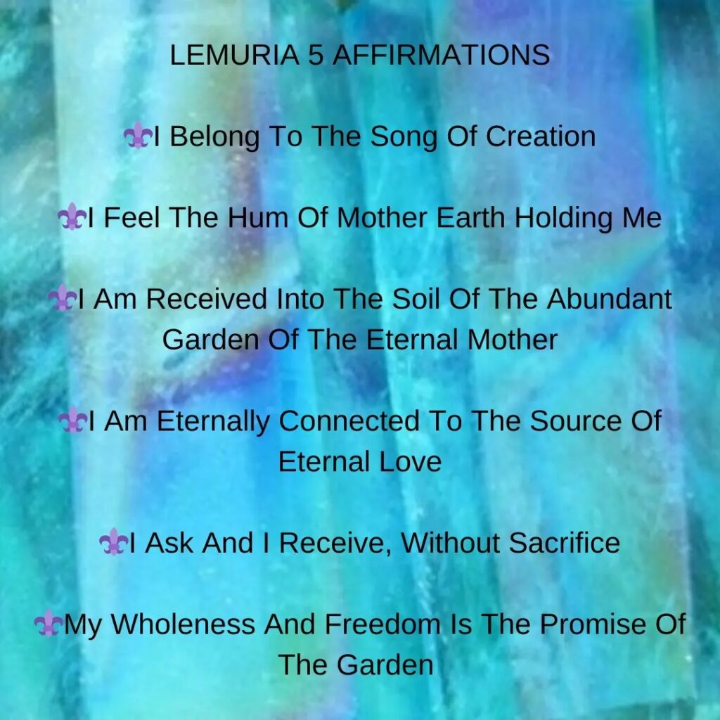 Lemuria Affirmations