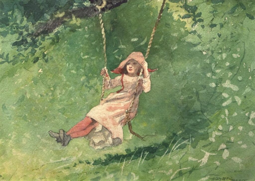 Girl on a Swing