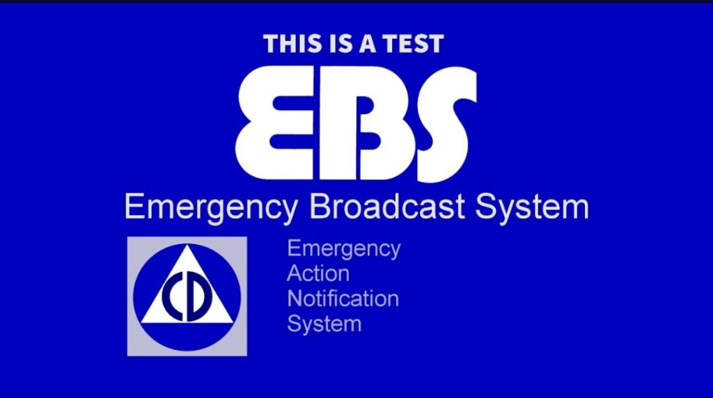 Military in training for Implementation of the Emergency Broadcast System.