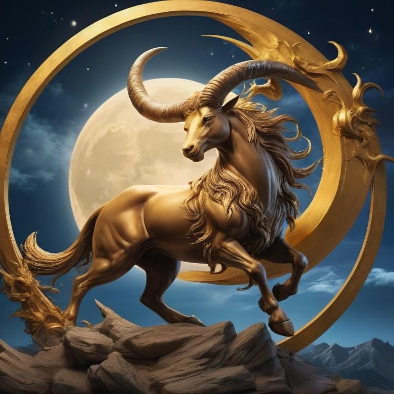 the Moon, ruler of our emotions, spends most of the day in practical Capricorn